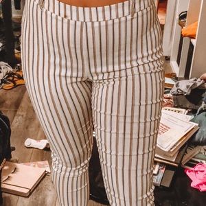 striped pants